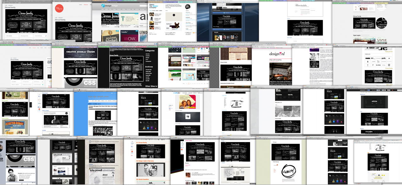 Website awards en mentions